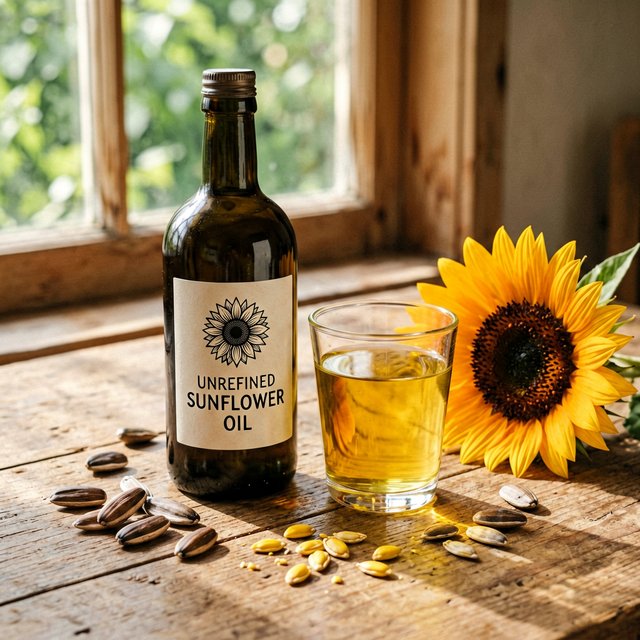 Масло подсолнечное нерафинированное